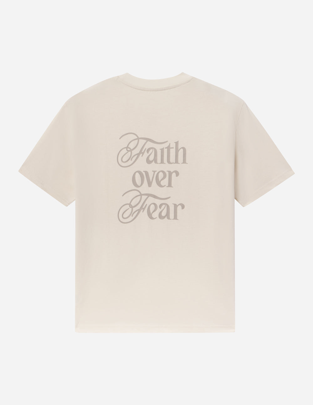Faith Over Fear Taupe Tee