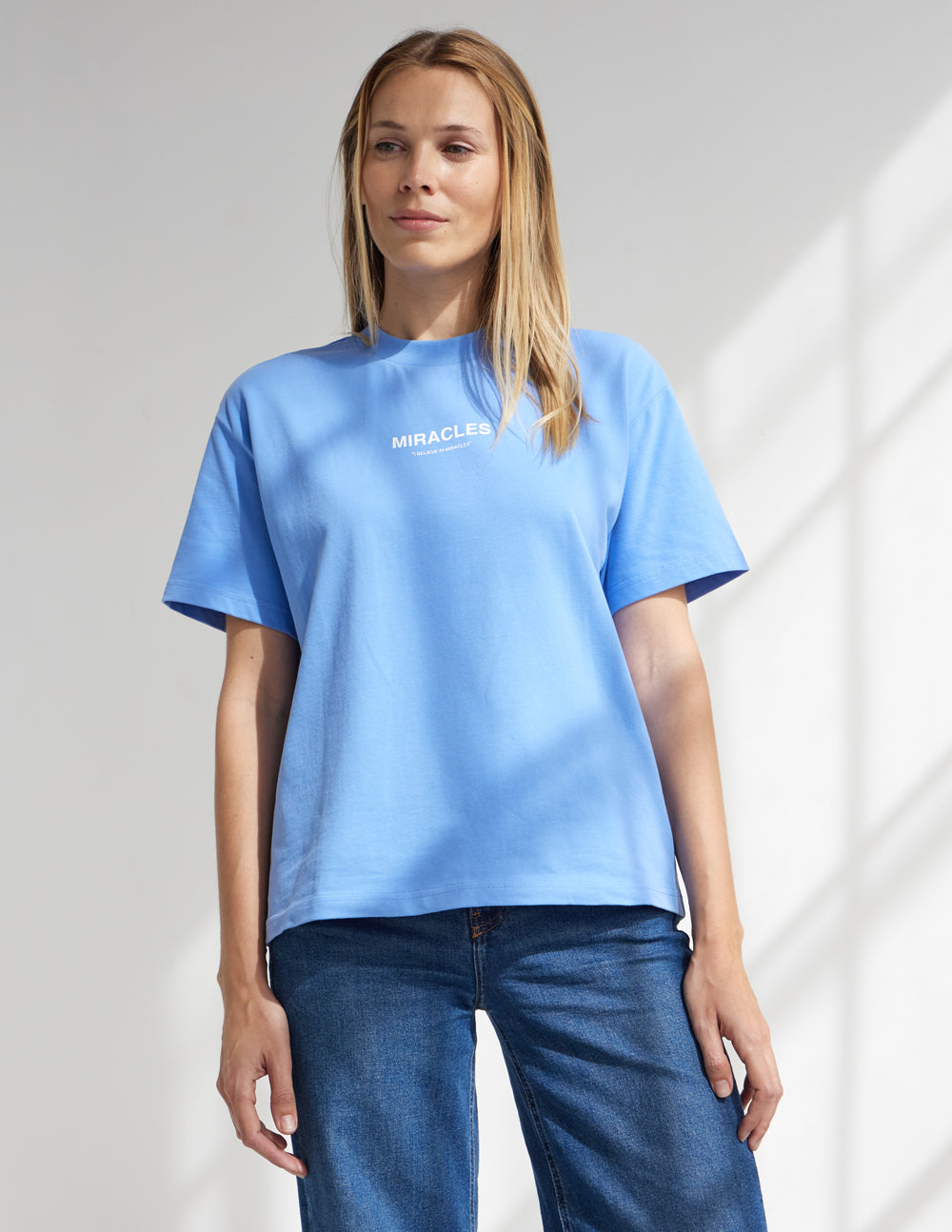 Miracles Blue Tee