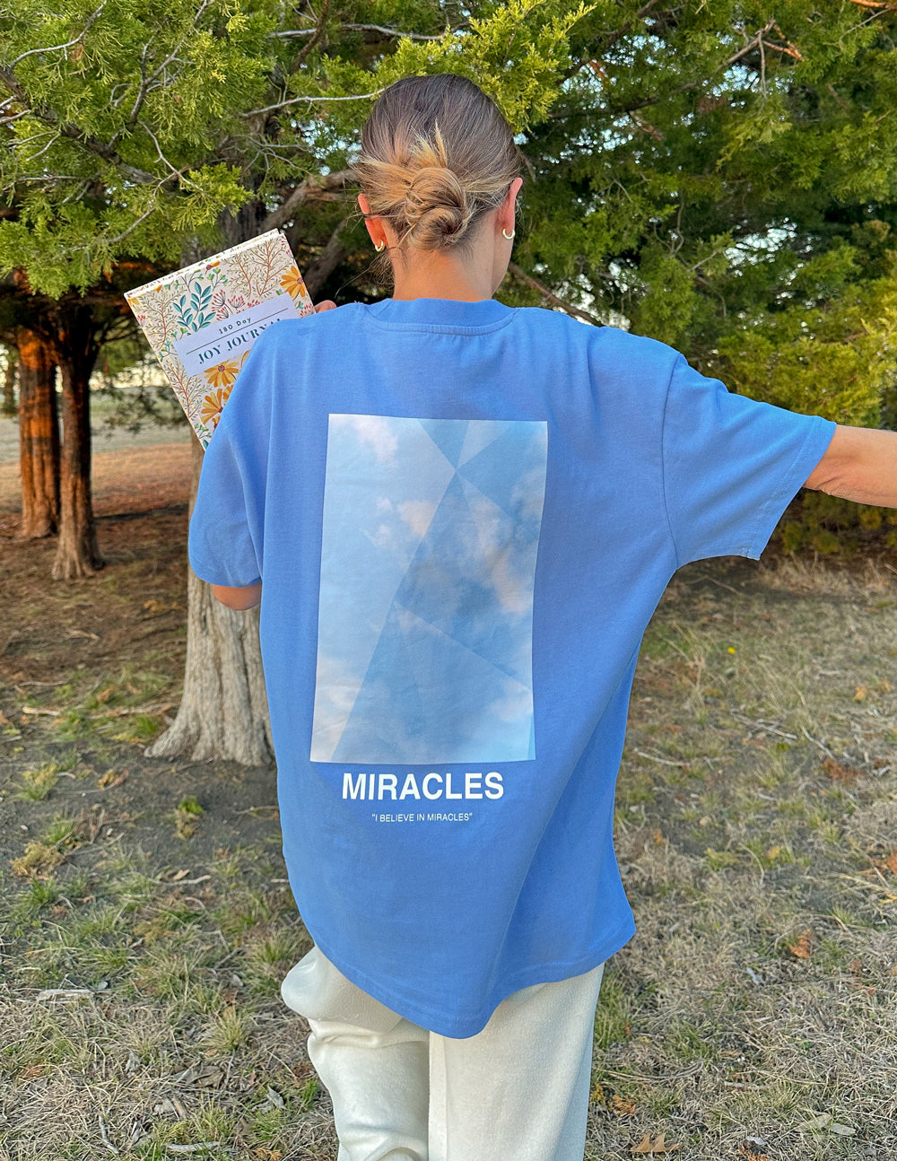 Miracles Blue Tee