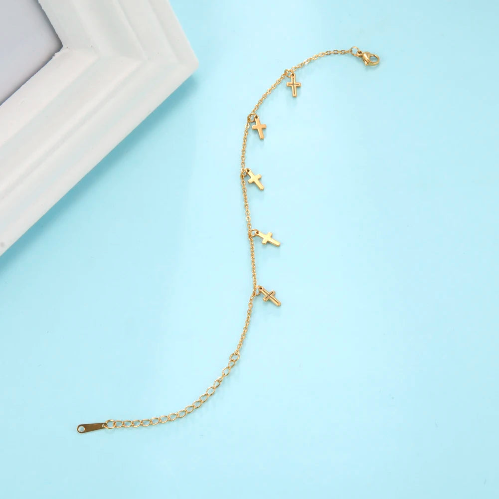 5 Cross Bracelet