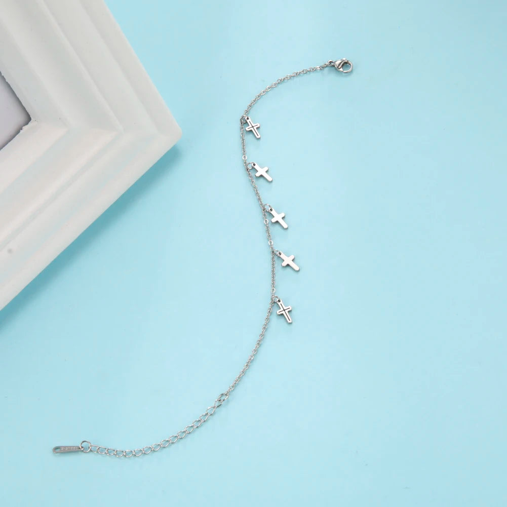 5 Cross Bracelet