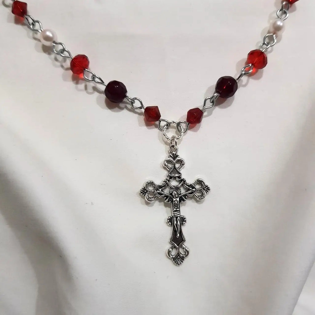 Dark Age Chocker Cross Necklace