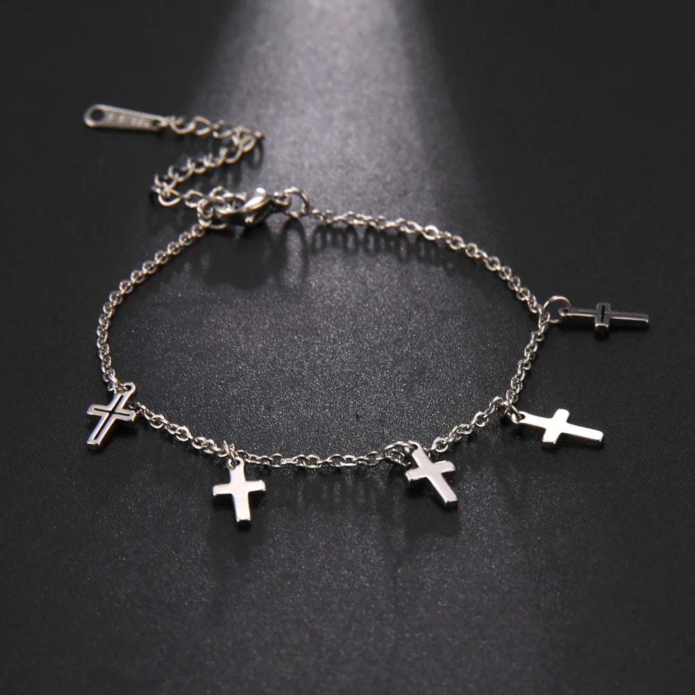 5 Cross Bracelet