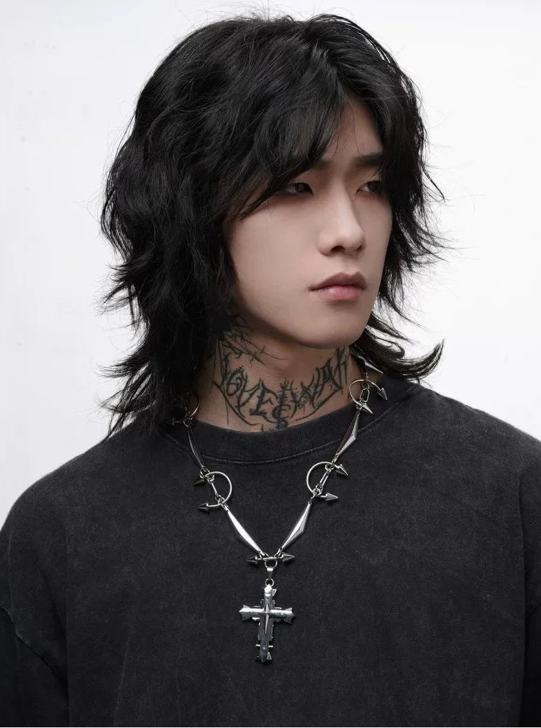 Dark Age Heavy Spiked Necklace