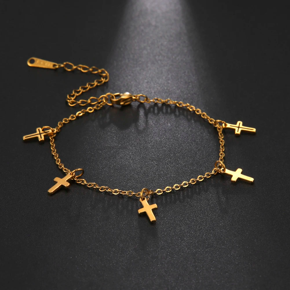 5 Cross Bracelet